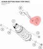 Diagram preview: SCREW BUTTON HEAD STEP M6X1 (J900000601402)