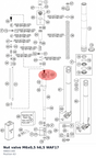 Diagram preview: Nut valve M6x0,5 h6,5 WAF17 (48601169)