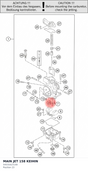 Diagram preview: MAIN JET 158 KEIHIN (54531623158)