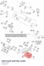 Diagram preview: STEP PLATE SHIFTING LEVER (69034032000)