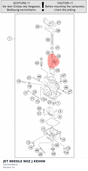 Diagram preview: JET NEEDLE NOZ J KEIHIN (54531636010)