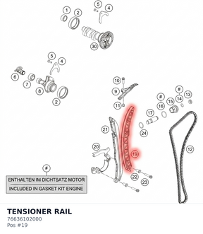 Diagram preview: TENSIONER RAIL (76636102000)