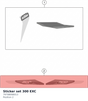 Diagram preview: Sticker set 300 EXC (79708098013)