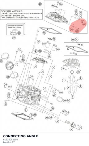 Diagram preview: CONNECTING ANGLE (61236082100)
