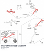 Diagram preview: PREFORMED HOSE 6X10 FPM (61315022000)
