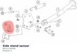 Diagram preview: Side stand sensor (90111145000)