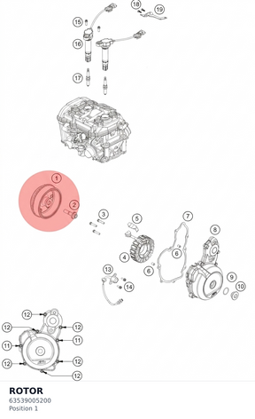 Diagram preview: ROTOR (63539005200)