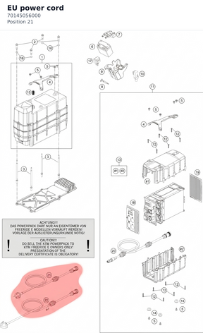 Diagram preview: EU power cord (70145056000)
