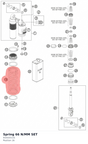 Diagram preview: Spring 66 N/MM SET (91010311S)