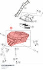 Diagram preview: FILTER BOX CPL. (90606001044)