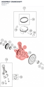 Diagram preview: ASSEMBLY CRANKSHAFT (96330018033)