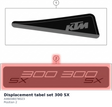 Diagram preview: Displacement tabel set 300 SX (A46008078023)