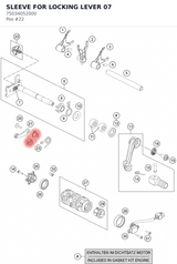 Diagram preview: SLEEVE FOR LOCKING LEVER 07 (75034052000)
