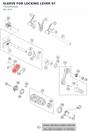 Diagram preview: SLEEVE FOR LOCKING LEVER 07 (75034052000)