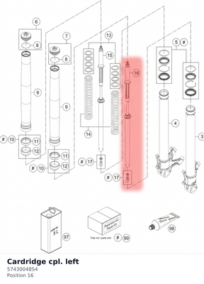 Diagram preview: Cardridge cpl. left (57430048S4)