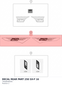 Diagram preview: DECAL REAR PART 250 SX-F    16 (79008098500)
