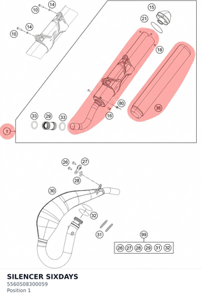 Diagram preview: SILENCER SIXDAYS (5560508300059)