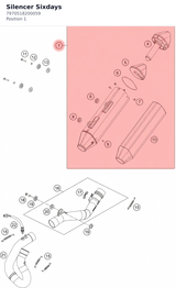 Diagram preview: Silencer Sixdays (7970518200059)