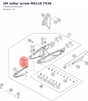 Diagram preview: HH collar screw M5x10 TX30 (C0000250501000)