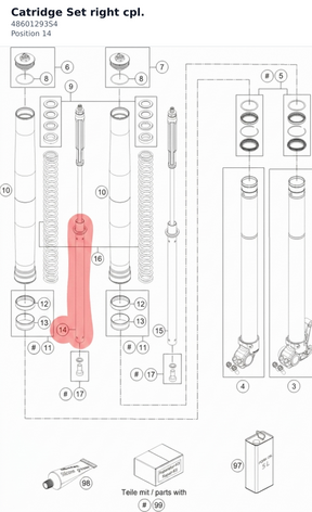 Diagram preview: Catridge Set right cpl. (48601293S4)