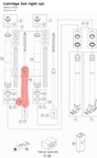 Diagram preview: Catridge Set right cpl. (48601293S4)