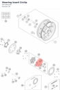 Diagram preview: Steering Insert Circlip (0472062200)