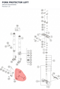 Diagram preview: FORK PROTECTOR LEFT (A60301092000EBA)