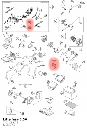 Diagram preview: Littelfuse 7,5A (75011088075)