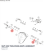 Diagram preview: NUT HEX THIN-M5X0.8XHT.3.2XBRIGHT (J934050003)