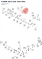 Diagram preview: CONTR.VALVE 250 RIGHT KPL. (55437062044)