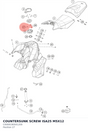 Diagram preview: COUNTERSUNK SCREW ISA25 M5X12 (C0000190501200)