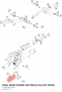 Diagram preview: OVAL HEAD SCREW ISR M6X12-A2-070 ISR30 (0738020601200)