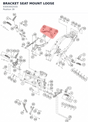 Diagram preview: BRACKET SEAT MOUNT LOOSE (93003002030)