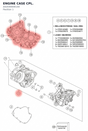 Diagram preview: ENGINE CASE CPL. (A42030000144)
