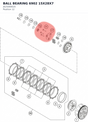 Diagram preview: BALL BEARING 6902 15X28X7 (J625069020)