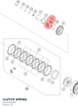 Diagram preview: CLUTCH SPRING (90232105000)