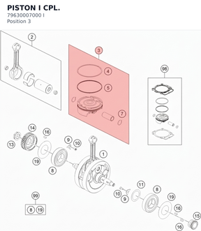 Diagram preview: PISTON I CPL. (79630007000 I)
