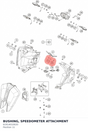 Diagram preview: BUSHING, SPEEDOMETER ATTACHMENT (61914010020)