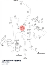 Diagram preview: CONNECTOR Y SHAPE (90507015000)