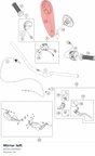 Diagram preview: Mirror left (A67612040000)