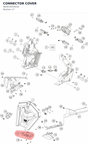 Diagram preview: CONNECTOR COVER (A62614010030)