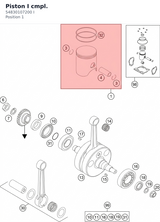 Diagram preview: Piston I cmpl. (54830107200 I)