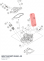 Diagram preview: BOLT SOCKET M10X1.25 (J900001018000)