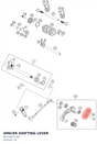Diagram preview: SPACER SHIFTING LEVER (90134031103)