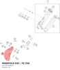 Diagram preview: MANIFOLD EXC / FE 350 (A47005009000)
