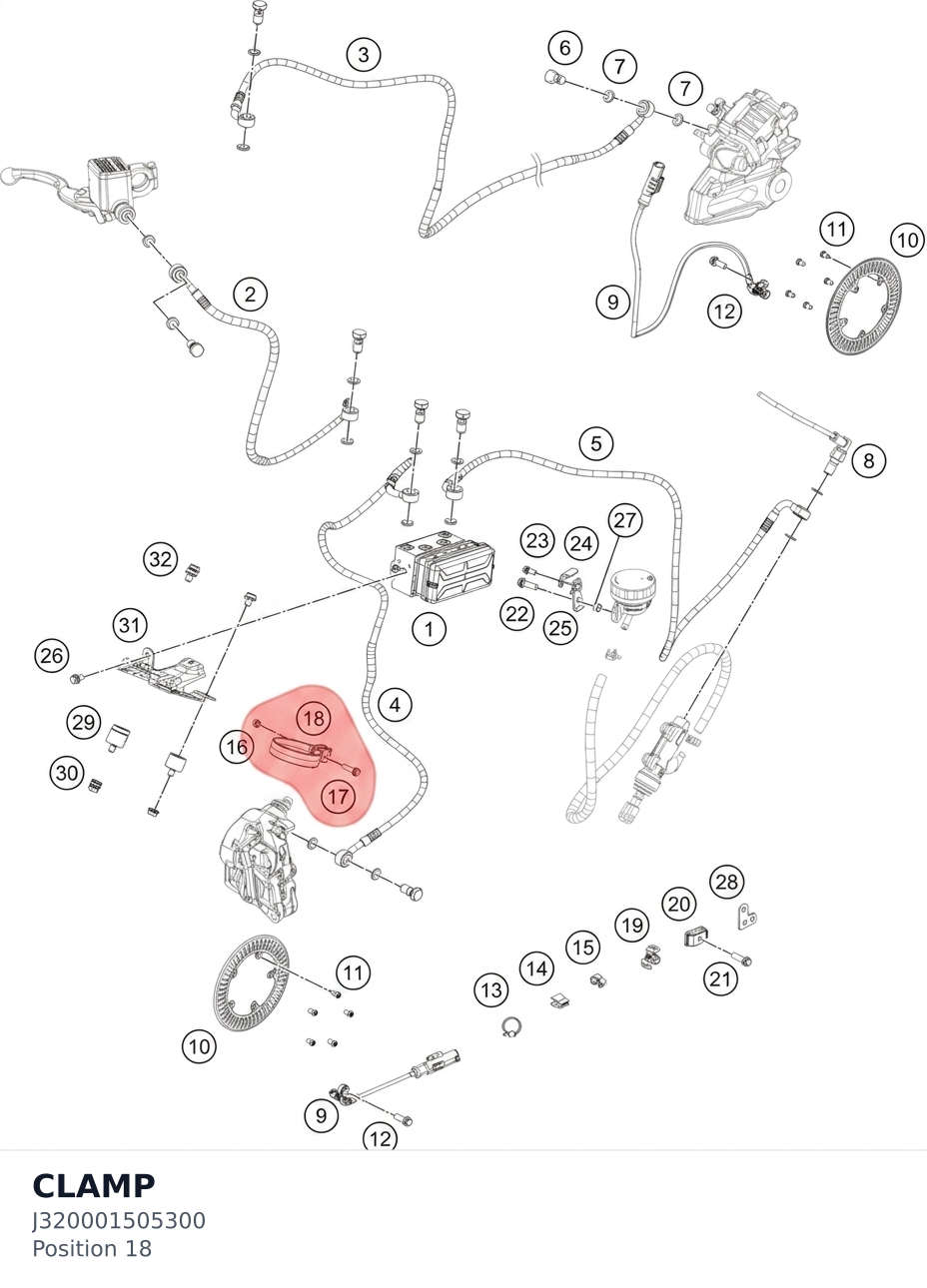 Diagram preview: CLAMP (J320001505300)