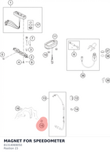 Diagram preview: MAGNET FOR SPEEDOMETER (81314069050)