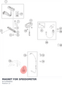 Diagram preview: MAGNET FOR SPEEDOMETER (81314069050)