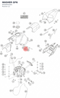 Diagram preview: WASHER GFN (90508045000)