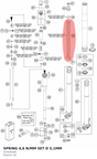 Diagram preview: SPRING 4,6 N/MM SET D 5,1MM (91410028S)